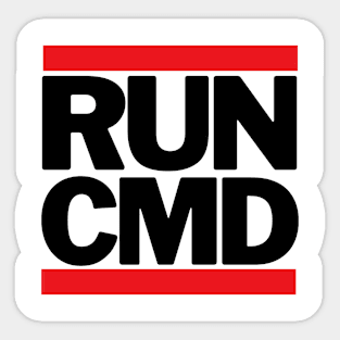 Run CMD Sticker